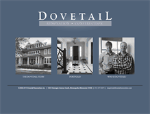 Tablet Screenshot of dovetailrenovation.com